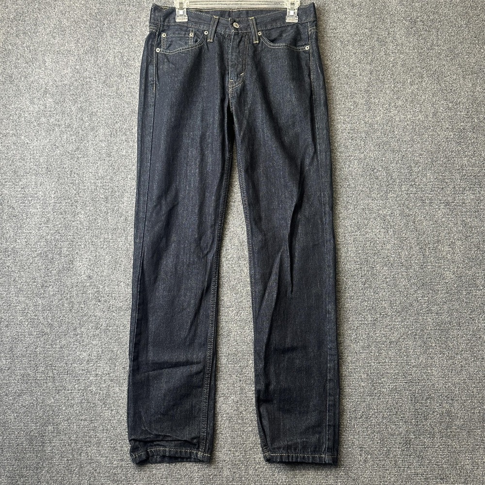 Levi's 514 Jeans Mens 29x32 Dark Wash Regular Fit Straight Leg Denim Pants - Picture 1 of 10